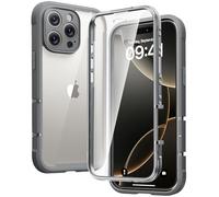 Diaclara Designed for iPhone 16 Pro Max Case, Full Body Rugged Case with Built-in Touch Sensitive Anti-Scratch Screen Protector, Integrated Camera Cover for 16 Pro Max 6.9" (Natural Titanium)