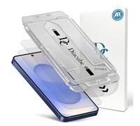 DIACUBE 2 PACK AR Screen Protector Compatible with Samsung Galaxy S Series with Auto Dust Removal Installation Frame, Anti-Reflective [Support Fingerprint Unlock] 9H Tempered Glass, Scratch Resistance