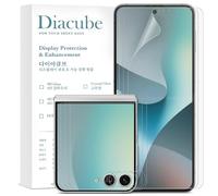 DIACUBE [3+3] Blue Light Filter Matte Screen Protector for Samsung Galaxy Z Flip 7, 3 Pack Inside + 3 Pack Front, EPU+TPU Hybrid Film, Anti Glare, Anti Fingerprint, Self-Healing, Easy Installation