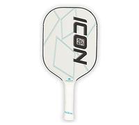Diadem ICON Pickleball Paddle (White, Mid, 8oz) | Graphite Carbon Fiber, Honeycomb Core, Fiberglass Face, Ultra Sleek Edge Guard, Spin Friendly | Indoor/Outdoor | USAPA Approved