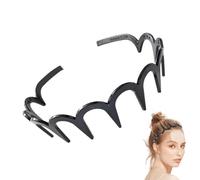 Diadema Z - Banda De Pelo Con Dientes, Accesorio De Antideslizante Para Lavado De Cara, Peinado Ondulado Y Uso Diario Para Hombres Y Niñas