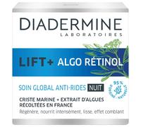 Diadermine - Lift+ Algo Retinol - Global Anti-Wrinkle Night Care - Marine Clay and Seaweed Extract - Intensely Replenishes and Nourishes - Face Care - Anti-Ageing Care - Pot of 50 ml