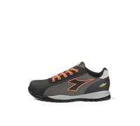 Diadora 701.17365700000005 Men’s Track Shoe, Asphalt/Orange Fluo, 10 UK