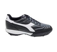 Diadora Calcetto LT Turf Soccer Shoe (Black/White, us_Footwear_Size_System, Adult, Men, Numeric, Medium, Numeric_7_Point_5)