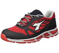 Diadora D-Trail Low O1 FO HRO Work Shoes, Men, SRA, Red (Flame Red/Black), 45 EU (10.5 UK)