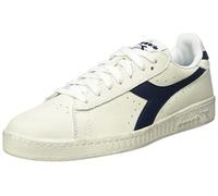 Diadora Unisex Game L Low Waxed Gymnastics Shoe, White/Blue, 9.5 UK