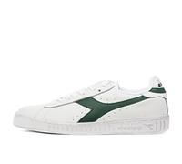 Diadora Mens White Fogliage Green Game L Low Waxed Trainer