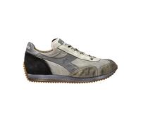 Diadora Heritage Equipe Dirty SW Evo 181251 Men's Casual Trainers Canvas White, White, 8.5 UK