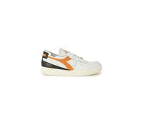 Diadora Heritage Mens Leather Sneakers with Rubber Sole in Orange material_leather1 - Size EU 40