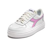 Diadora, Magic Bold Wn, Fashion Casual Sport Fashion Sneaker Shoes, White Lavander, 4.5 UK