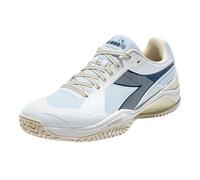 Diadora Men's Blushield Torneo 3 All Ground Tennis Shoe, White/Ensign, 7.5 UK