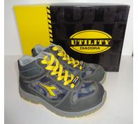 Diadora Mens New Safety Work Boots Steel Toe Cap Shoes Site Trainers UK Size 2.5