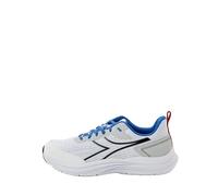 Diadora Men's Snipe Gymnastics Shoe, White Silver Dd Princess Blue, 11.5 UK