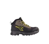 DIADORA Men's Sport DIATEX MID S3 WR CI SRC Boat Shoe, Nero/Grigio Acciaio, 8 UK