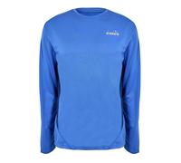 Diadora Mens X Run Ls T-Shirt in Persian Blue - Size X-Large