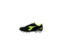 Diadora Men's Pichichi 6 Mg14 Soccer Shoe, Black Yellow Fl Dd White, 9 UK