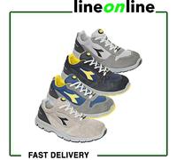 Utility Diadora Scarpa Lavoro Run Text Low S1P Grigio Castello Alluminio 39