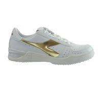 Diadora S.Star K Elite Wimbledon Mens White Trainers Leather - Size UK 4.5