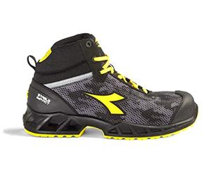 Diadora Shark Stable Impact Mid S3 SRC ESD, Unisex Adult Boots, Black Grey, 10.5 UK