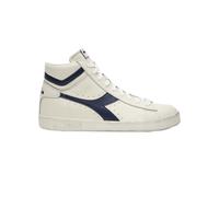Diadora Shoes Game L High Waxed Trainers Leather Blue Man