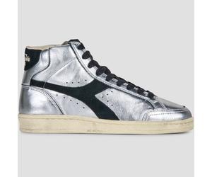 Diadora Shoes (High-top Trainers) Prestige High Metal Used in Silver 4