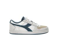 Diadora Shoes Magic Basket Low Neat Trainers Leather Blend White/Grey Man