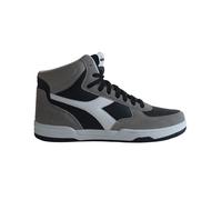 Diadora Shoes Raptor High Sl Trainers Faux Leather Black/Grey Man