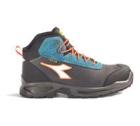 DIADORA Men's Sport DIATEX MID S3 WR CI SRC Boat Shoe, Grigio Castello/BLU LUNARE, 8 UK