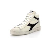 Diadora Unisex Game L HIGH Waxed Gymnastics Shoe, White/Black, 10.5 UK