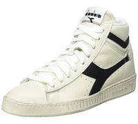 Diadora Unisex Game L HIGH Waxed Gymnastics Shoe, White/Black, 10 UK