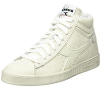 Diadora Unisex Game L HIGH Waxed Gymnastics Shoe, White/White/White, 10 UK