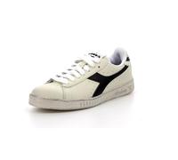 Diadora Unisex Game L Low Waxed Gymnastics Shoe, White/Black, 10.5 UK