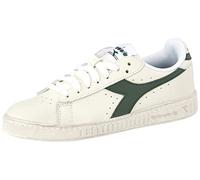 Diadora Unisex Game L Low Waxed Gymnastics Shoe, White/FOGLIAGE, 8 UK