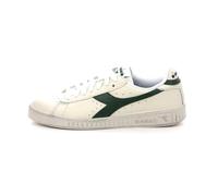 Diadora Unisex Game L Low Waxed Gymnastics Shoe, White/FOGLIAGE, 8 UK