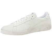 Diadora Unisex Game L Low Waxed Gymnastics Shoes, White/White/White, 9 UK