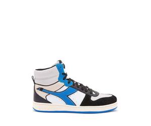 Diadora Unisex Magic Basket Mid Twin Gymnastics Shoe, White Royal Black, 7 UK