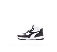 Diadora Unisex Raptor Mid Gymnastics Shoe, White Black, 9 UK