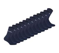 Diadora Unisex Socks, 12 Pack - Sport Socks, Cotton, Logo, Solid Color