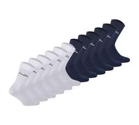 Diadora Unisex Socks, 12 Pack - Sports Socks, Cotton, Logo, Solid Color