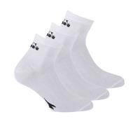 Diadora Unisex Socks - 3 Pack, Quarter, Logo