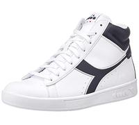 Diadora Unisex TORNEO HIGH Gymnastics Shoe, White/Blue, 5.5 UK