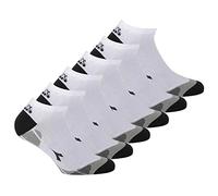 Diadora Unisex Trainer Sports Socks, Pack of 6, Socks, Multipack, Logo, Pattern, White, 39-42
