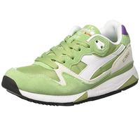 Diadora Unisex V7000 NYL II Low Neck Trainers, Available in Green and Purple Colour, 4.5 UK
