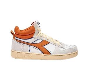 Diadora Unisex's Magic Basket Demi Cut Suede Leather Gymnastics Shoe