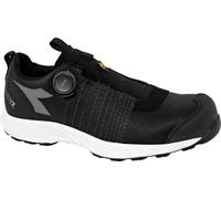 Diadora Utility Fly Litebase Matryx Boa Low, safety shoes 47 EU Black/Grey/White