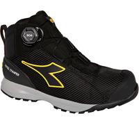 Diadora Utility Glove MDS BOA Mid S3S, safety boots 38 EU Black/Yellow