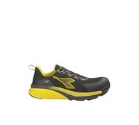Diadora Utility Vortex DA2 Low S3S SC FO SR HRO ESD Work Shoes, C0401 Black Yellow Croms, 48 EU