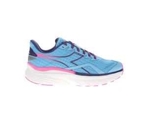 Diadora Womens Equipe Nucleo Running Sneakers Shoes - Blue, Blue, Pink, 4 UK