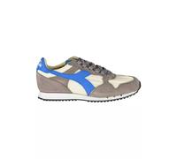 Diadora WoMens Gray Fabric Sneaker - Grey Leather - Size 36.5 EU/IT