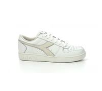 Diadora Women's Magic Basket Low Leather Wn Gymnastics Shoe, Dawn Blue White, 4 UK